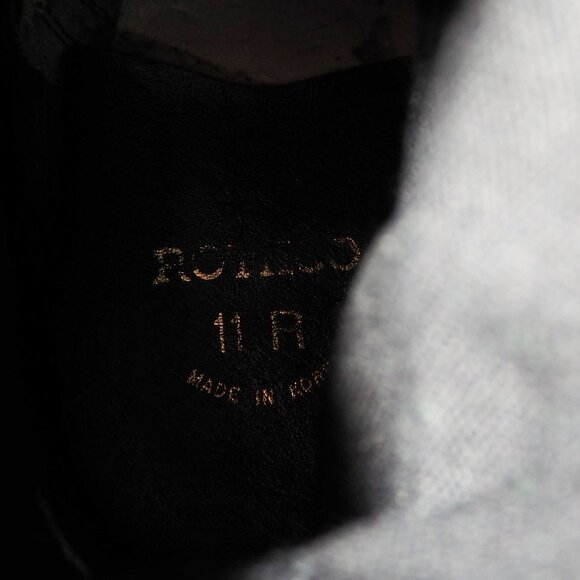 Rothco Vintage Jungle Military Boots Black Men's 11R (Damage Read Description) - Picture 10 of 12